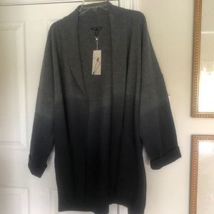 Eileen fisher shawl collared kimono jacket